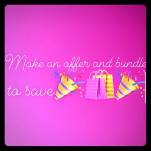 Make a reasonable offer and bundle to save🤗